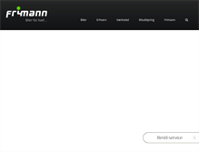 Tablet Screenshot of frimannbiler.dk
